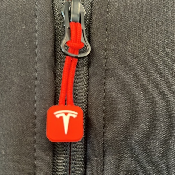 Brand New Tesla Corp jacket embroidered logo & back inside/outside pocket XL - Picture 5 of 14